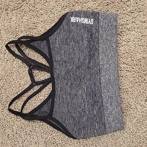 Gymshark Adapt Seamless Sports Bra size xs Black Marl